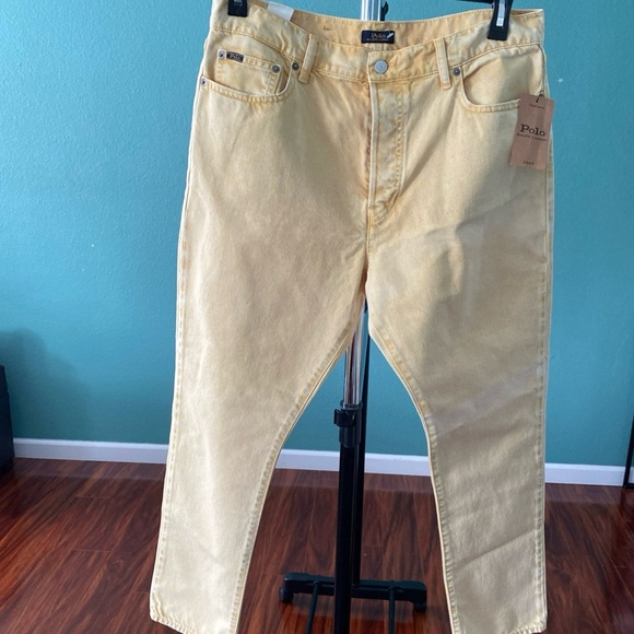 POLO RALPH LAUREN Varick Slim Straight Stretch Jeans Pants Men's 32R (J-18) - Picture 1 of 14